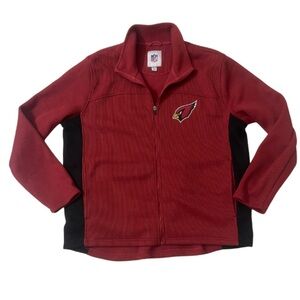 NFL Arizona Cardinals Red and Black Fleece Jacket